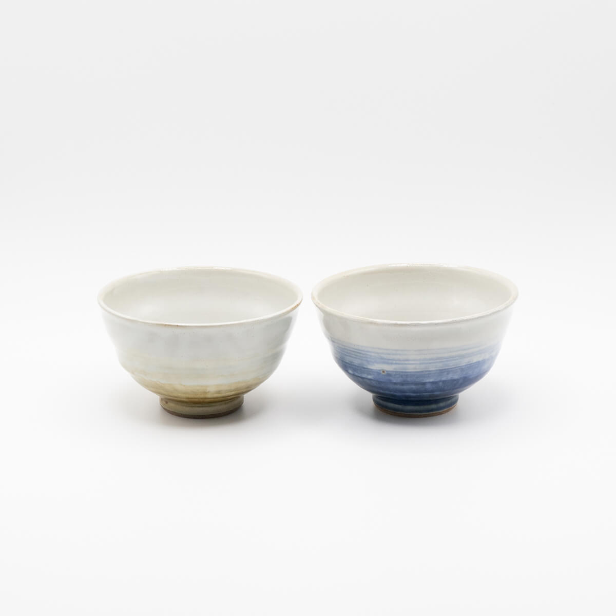 Hasami Ware Gradient Rim Pair Rice Bowls